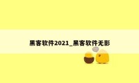 黑客软件2021_黑客软件无影