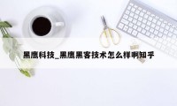 黑鹰科技_黑鹰黑客技术怎么样啊知乎